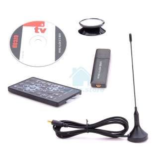USB DVB T Digital TV Tuner Receiver HDTV + FM Radio DVB T USB Dongle M 