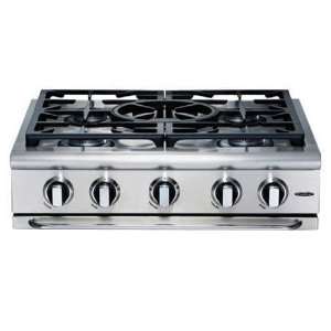   Precision 30 In. Stainless Steel Gas Range Top Cooktop Appliances