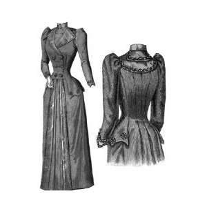  1891 Wool & Silk Costume Pattern 