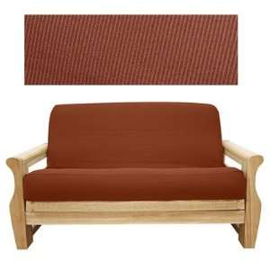   Easy Fit 21 635 Elegant Ribbed Brick Futon Cover Size Ottoman Baby