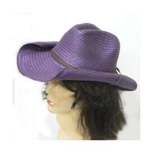  Purple Ladies Cowboy Hat 