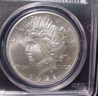 WELL STRUCK 1921 Silver Peace Dollar PCGS Mint State 65 Desirable Date 