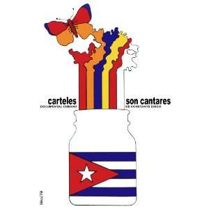 11x 14 Poster.  Carteles son Cantares  Cuban Documentary poster 