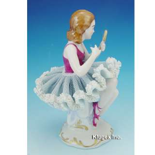 Dresden Lace Ballerina Girl Figurine  