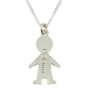  Personalized Sterling Silver kids Necklace Jewelry