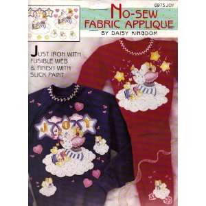  Daisy Kingdom No Sew Fabric Applique #6973 ~ Joy Angels 