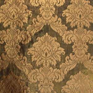   Jacquard Damask Cypress Fabric By The Yard Arts, Crafts & Sewing