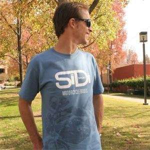  Sidi Daytona T Shirt   Small/Blue Automotive