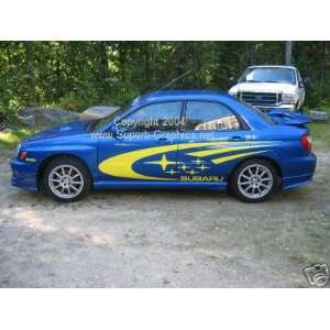 Subaru Rally Side Graphics Graphic Decal Kit Decals Fit All Car SUV 