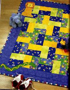 Quick Easy Colorful Baby Toddlers Quilts Patterns Book  