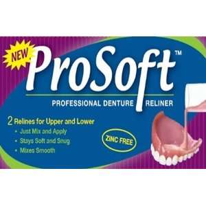  ProSoft Denture Reliner Reline 2 Denture Plates(2 Kits 