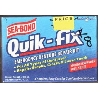 Sea Bond Quik fix Emergency Denture Repair Kit (2 Repairs Per Kit)