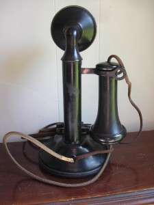 Vintage WESTERN ELECTRIC COMPANY 144 250W Candlestick Telephone  