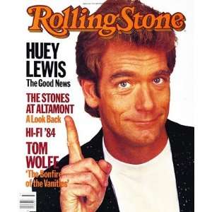  Huey Lewis , 1984 Rolling Stone Cover Poster by Aaron 
