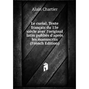   les manuscrits (French Edition) Alain Chartier  Books