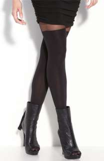 DKNY Illusion Garter Tights  