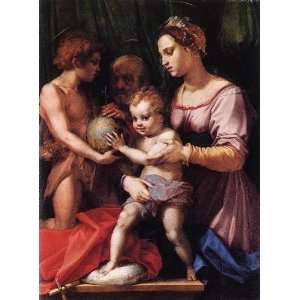 Hand Made Oil Reproduction   Andrea del Sarto   24 x 32 inches   Holy 