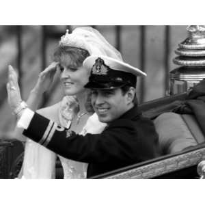  Prince Andrew and Sarah Ferguson Wedding Day Photographic 