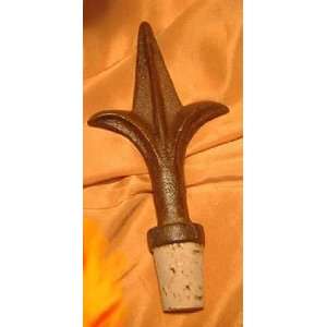  Cast Iron Spear Wine Stopper by Tony Collins Art 