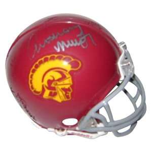 Anthony Munoz Autographed USC Trojans Mini Helmet