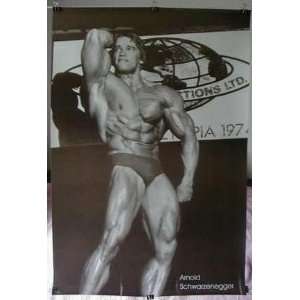 Arnold Schwarzenegger Bodybuilding Mr. Olympia 1974 Contest Poster 
