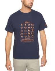 Bear Grylls by Craghoppers Mens Animal Tracks Short Sleeve T Shirt