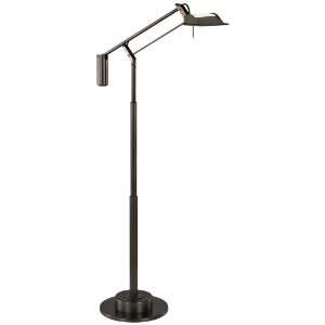  Robert Abbey Crane Bronze Balance Arm Floor Lamp