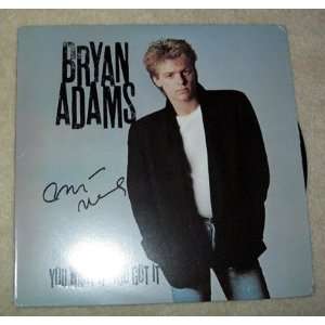 BRYAN ADAMS autographed SIGNED #1 Record 