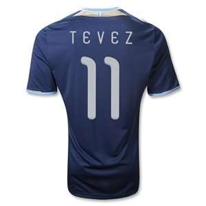  adidas Argentina 11/12 Carlos Tevez Away Soccer Jersey 