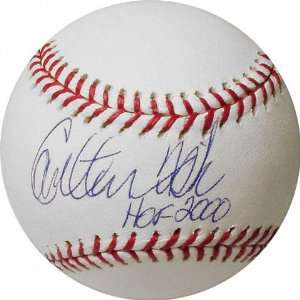 Carlton Fisk Autographed Baseball with HOF Inscription