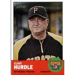  2012 Topps Heritage 393 Clint Hurdle MG   Pittsburgh 