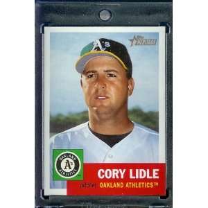  2002 Topps Heritage # 335 Cory Lidle Oakland Athletics 
