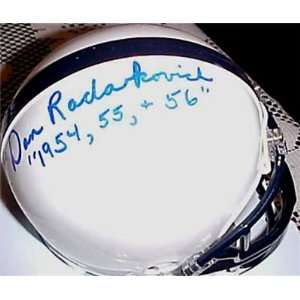 Penn State Dan Radakovich Signed Mini Helmet JSA PROOF   Autographed 