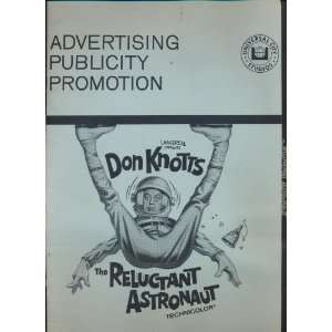 Don Knotts The Reluctant Astronaut. Advertising, Publicity, Promotion 