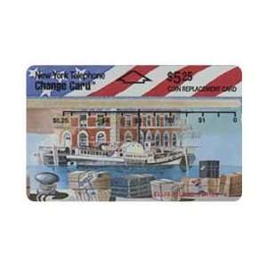   Card $5.25 Ellis Island John E. Moore Boat Across Water (Card #4