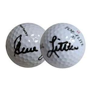 Gene Littler Autographed Golf Ball   Autographed Golf Balls