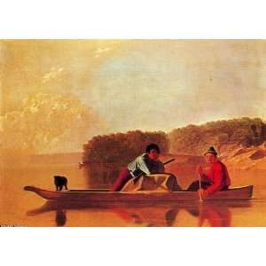  Hand Made Oil Reproduction   George Caleb Bingham   32 x 