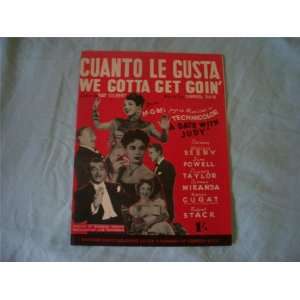  Cusanto Le Gusta (Sheet Music) Gabriel Ruiz / Ray Gilbert Books
