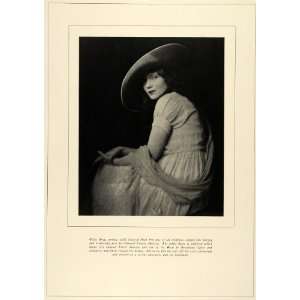  1924 Print Gilda Gray Portrait Fashion Shimmee Edward 