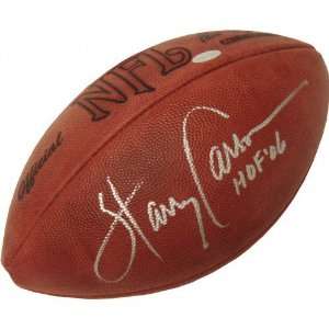 Harry Carson Autographed Football with HOF Inscription