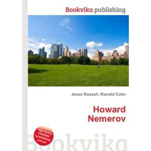  Howard Nemerov Ronald Cohn Jesse Russell Books