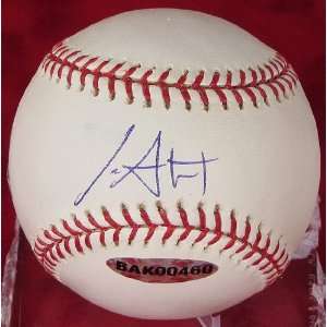  Ian Stewart Autographed Baseball (Slightly Stained) (UDA 