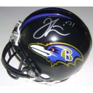 Jamal Lewis Signed Ravens Mini Helmet