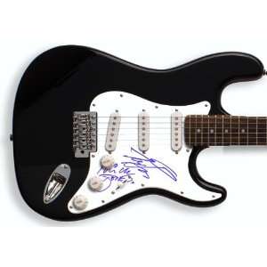   Autographed Mick Jones & Tony James Signed Guitar 