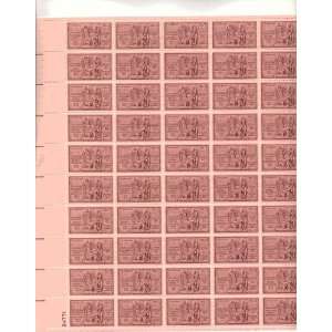 James Monroe Full Sheet of 50 X 3 Cent Us Postage Stamps Scot #1020