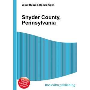  Snyder County, Pennsylvania Ronald Cohn Jesse Russell 