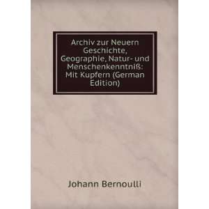   ? Mit Kupfern (German Edition) Johann Bernoulli Books