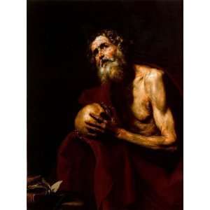   Espanoleto (José de Ribera)   32 x 42 inches   Penitent St. Gerom