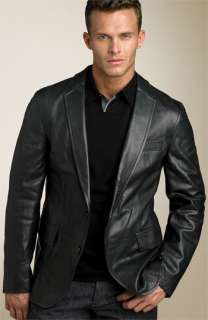 BOSS Black Cels Leather Blazer  