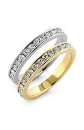 Ariella Collection Cubic Zirconia Eternity Band Ring